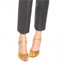 Indiana Metallic High Heel Sandals