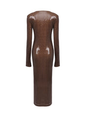 Rowena Long Sleeve Sequin Dress