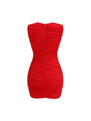 Ivana Mesh Mini Dress