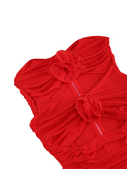 Ivana Mesh Mini Dress