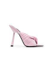 Tilly Pleated Heeled Mules