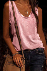 RUBY | TOPS CASUALES CON CUELLO EN U