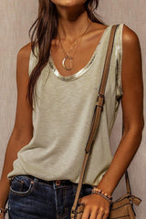 RUBY | TOPS CASUALES CON CUELLO EN U