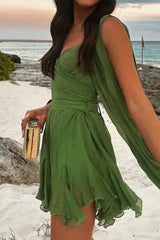 Vestidos trapecio sexys en forma de V