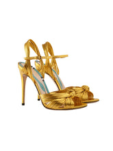 Indiana Metallic High Heel Sandals