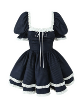 Dionna Lace Trim Mini Dress