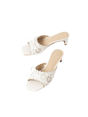 Artemis Kitten Heel Sandals