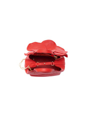 Belle Floral Handbag in Red