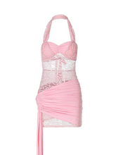 Sabrina Lace Drape Dress