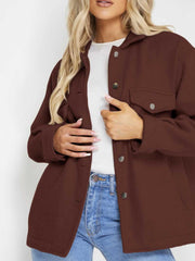 Jeansjacke mit Knopfleiste