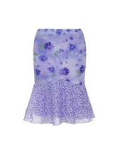 Rinoa Floral Mesh Midi Skirt