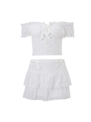Nura Ruffle Skirt Set