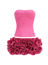 Inna Bloom Corset Mini Dress in Pink