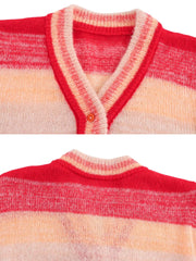 Ayla Multicolor Striped Cardigan