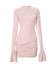 Adriana Bell Sleeve Mini Dress