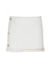 Karla Knit Bow Mini Skirt