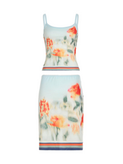 Ilyana Floral Midi Skirt Set