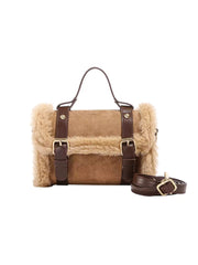 Fiona Fur-Trim Crossbody Bag
