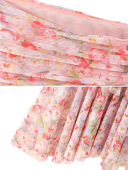 Brystal Mesh Floral Midi Dress