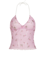 Britney Mesh Floral Top