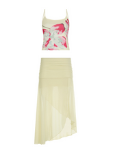 Jamia Mesh Skirt Set