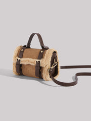 Fiona Fur-Trim Crossbody Bag