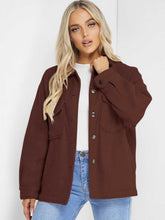 Jeansjacke mit Knopfleiste