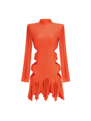 Wanda Studded Cut-Out Mini Dress