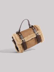 Fiona Fur-Trim Crossbody Bag