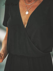 V-Neck Jumpsuit 2024