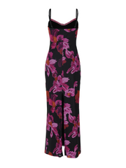 Alina Floral Mesh Maxi Dress