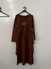 Leila - Heart ring decor layered dress