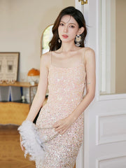 Ellis Sequin Midi Dress