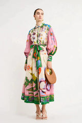 Sadie - vestido estampado