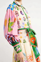 Sadie - vestido estampado