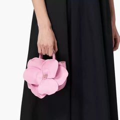 Belle Floral Handbag in Pink
