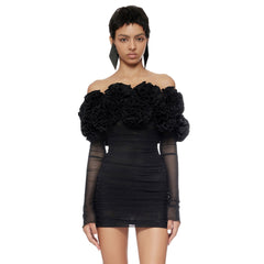 Haizley Ruffled Mesh Mini