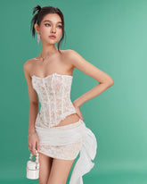 Gia Lace Corset Skirt Set