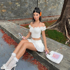 Nura Ruffle Skirt Set