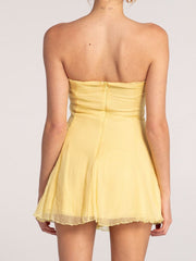 Aurelia Cut-Out Strapless Mini Dress