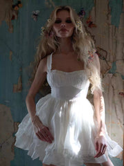 Eloise Ruffled Mini Dress