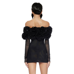 Haizley Ruffled Mesh Mini