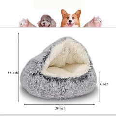 Bequemes Haustierbett 2-in-1