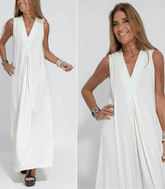 Lässiges langes Kleid