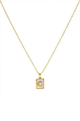 C Pendant Necklace - HouseofHalley