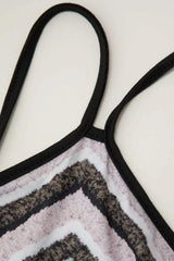 Contrast Print Cross Back Maxi Dress - HouseofHalley