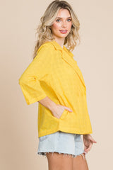 Chaqueta cruzada con ojales y bolsillos de Culture Code