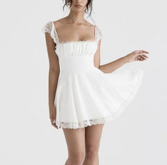 Sarah Mini Dress in White