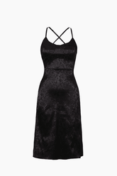 Dobby Satin Midi Dress - HouseofHalley