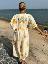 Krista - Linen print dress